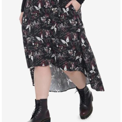 Dark Romance Hi-Low Skirt Plus Size