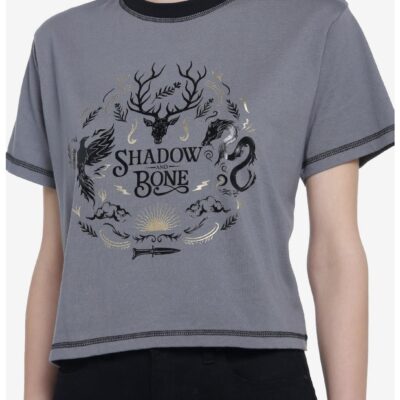 Shadow And Bone Amplifiers Girls Crop T-Shirt