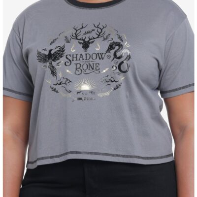 Shadow And Bone Amplifiers Girls Crop T-Shirt Plus Size