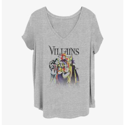 Disney Villains Villain Crew Girls T-Shirt Plus Size