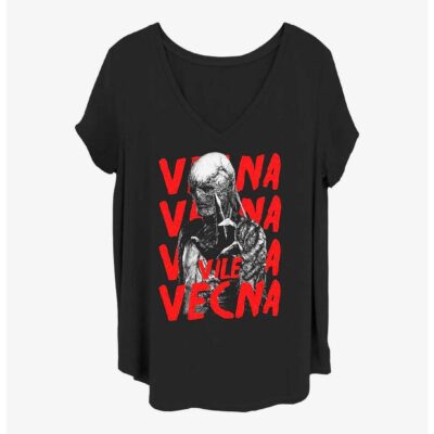 Stranger Things Vile Vecna Girls T-Shirt Plus Size