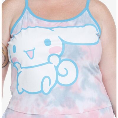 Cinnamoroll Jumbo Print Pastel Tie-Dye Girls Tank Top Plus Size