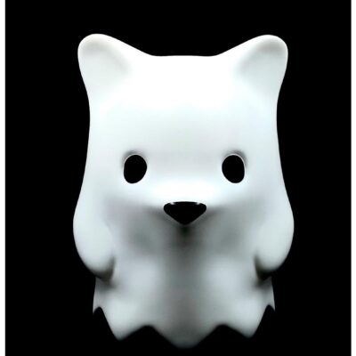 Jumbo Ghost Bear Head White Vinyl Figure