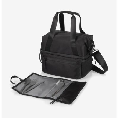 Tarana Carbon Black Insulated Lunch Bag