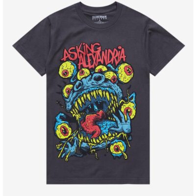 Asking Alexandria Monster Boyfriend Fit Girls T-Shirt