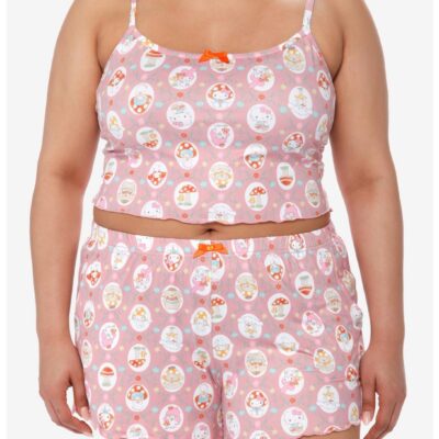 Hello Kitty & Friends Mushroom Girls Lounge Set Plus Size