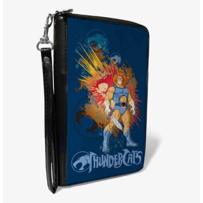 ThunderCats Classic Series Lion O Pose and Logos Zip Around Wallet