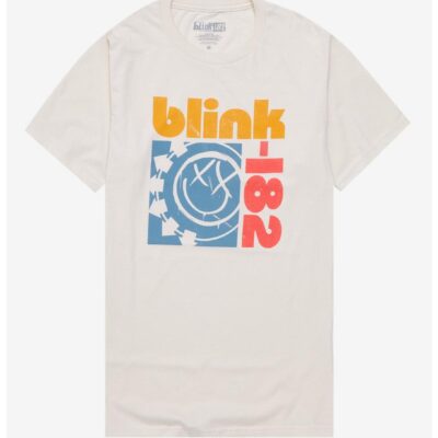 Blink-182 Bright Logo Boyfriend Fit Girls T-Shirt