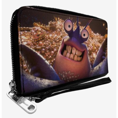 Disney Moana Tamatoa Smiling Face Close Up Zip Around Wallet