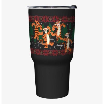 Disney Winnie The Pooh Tigger Ugly Christmas Travel Mug