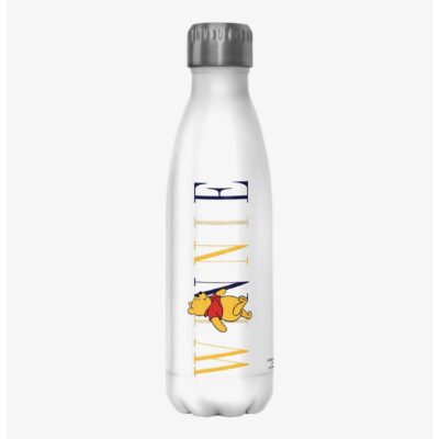 Disney Winnie The Pooh Winnie Logo Water Bottle