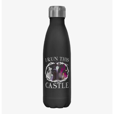 Disney Villains Maleficent I Run This Castle Water Bottle