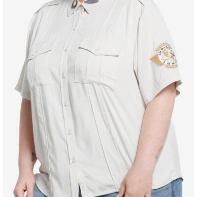 Her Universe Indiana Jones Expedition Girls Woven Button-Up Plus Size