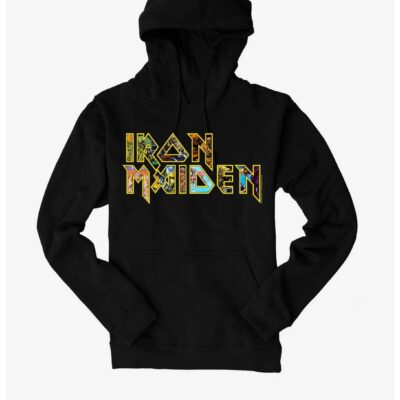 Iron Maiden Logo Collage Hoodie