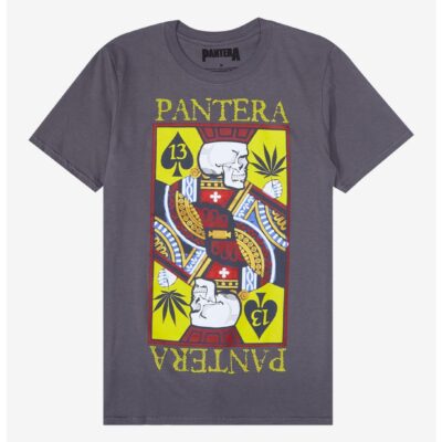 Pantera 13 Skull Card Boyfriend Fit Girls T-Shirt