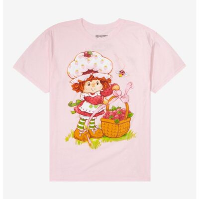 Strawberry Shortcake Double-Sided Boyfriend Fit Girls T-Shirt