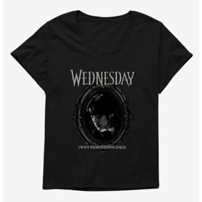 Wednesday I’m Not Weird Girls T-Shirt Plus Size