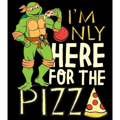 Teenage Mutant Ninja Turtles Michelangelo Here For The Pizza Poster