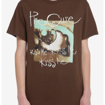 The Cure Kiss Me Kiss Me Kiss Me Album Cover Boyfriend Fit Girls T-Shirt