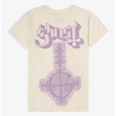 Ghost Pastel Grucifix Boyfriend Fit Girls T-Shirt