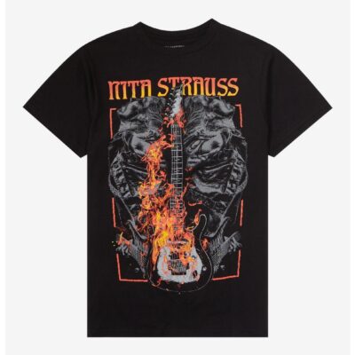 Nita Strauss Flame Guitar Girls T-Shirt