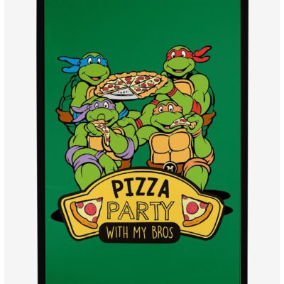 Teenage Mutant Ninja Turtles Pizza Party Framed Poster