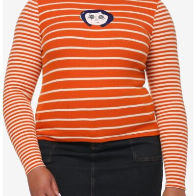 Coraline Stripe Girls Baby Long-Sleeve Top Plus Size