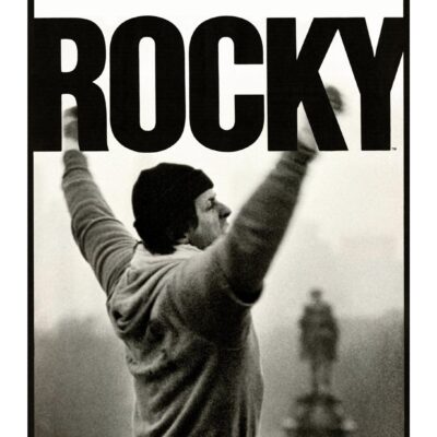 Rocky Steps Pose Poster