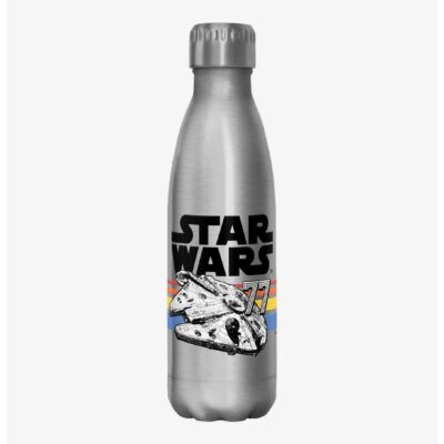 Star Wars Vintage Falcon Stripes Water Bottle