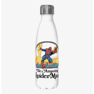 Marvel Spider-Man Amazing Spiderman 70’s Water Bottle