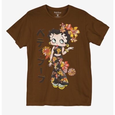 Betty Boop Floral Japanese T-Shirt