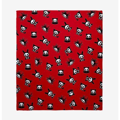 Skelanimals All Over Characters Throw Blanket