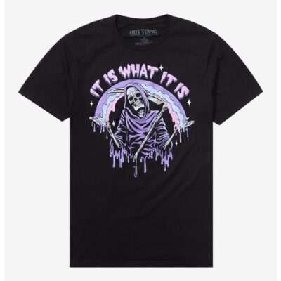 Grim Reaper It Is What It Is T-Shirt By CTKRStudio