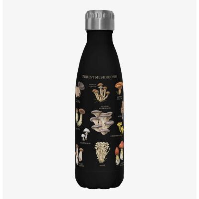 Hot Topic Wild Mushrooms Water Bottle