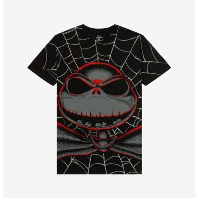 The Nightmare Before Christmas Jack Spiderweb Double-Sided T-Shirt