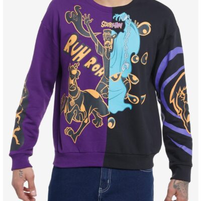 Scooby-Doo! Jumbo Print Split Sweatshirt