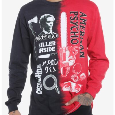 American Psycho Tools Split-Dye Long-Sleeve T-Shirt