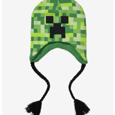 Minecraft Creeper Tassel Beanie