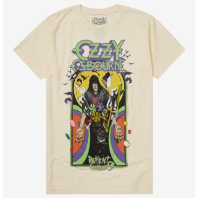 Ozzy Osbourne Patient Number 9 Anime Boyfriend Fit Girls T-Shirt