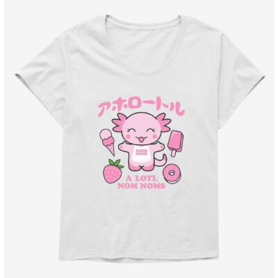 Axolotl A Lotl Nom Noms Girls T-Shirt Plus Size