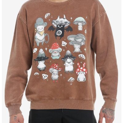 Mushroom Creatures Sweatshirt By Guild Of Calamity