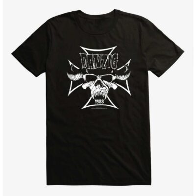 Danzig Cross Skull Logo T-Shirt