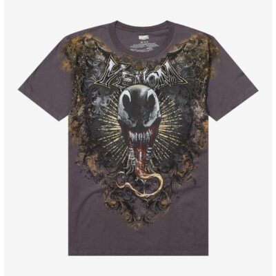 Marvel Venom Filigree Portrait T-Shirt