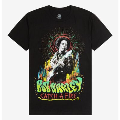 Bob Marley And The Wailers Catch A Fire Tracklist T-Shirt