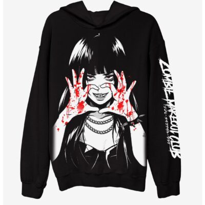 Zombie Makeout Club Bloody Heart Hands Hoodie