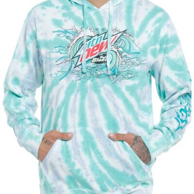 Mountain Dew Baja Blast Tie-Dye Hoodie