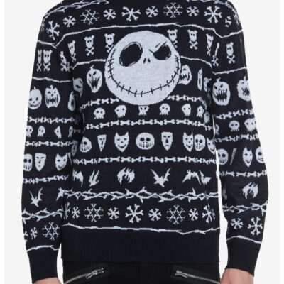 The Nightmare Before Christmas Fair Isle Intarsia Sweater