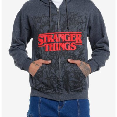 Stranger Things Vecna Tendrils Logo Hoodie