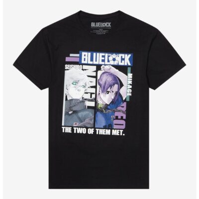 Blue Lock Nagi & Reo Met Manga T-Shirt