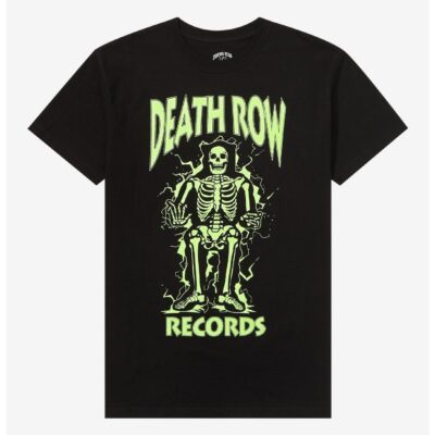 Death Row Records Skeleton Glow-In-The-Dark T-Shirt